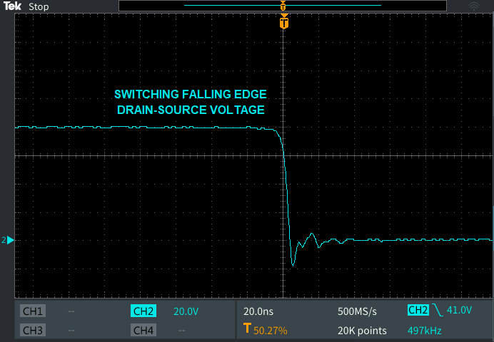 Drain-Source Voltage - Falling Edge